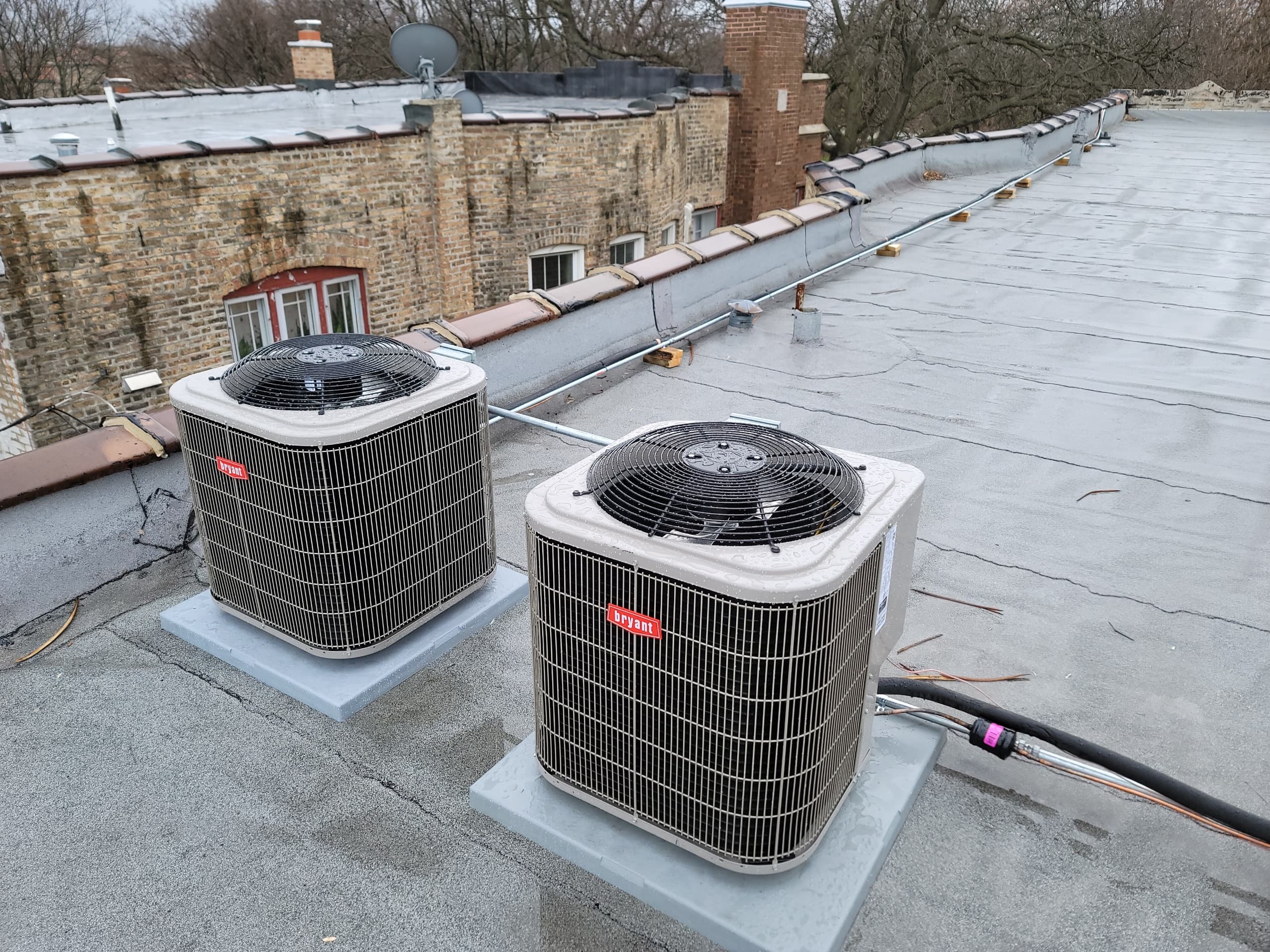 Rooftop AC Installation